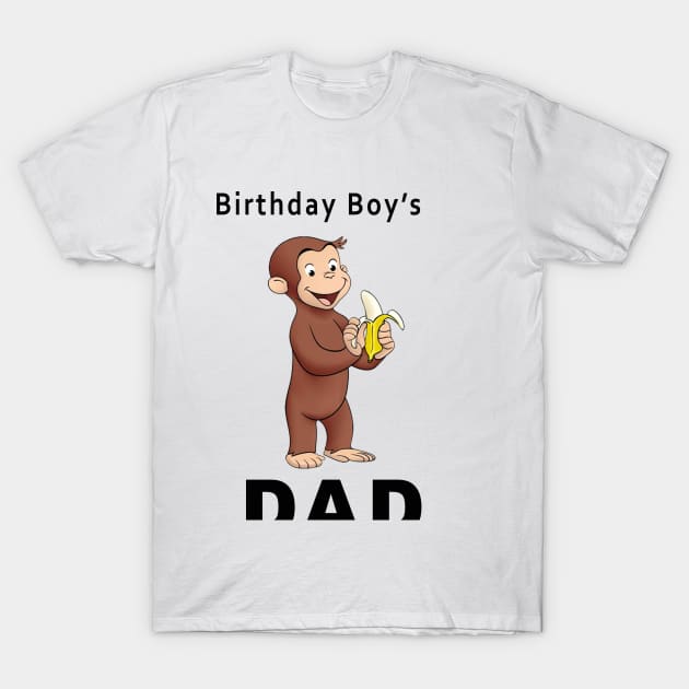 Daddy - Curious George T-Shirt by SusieTeeCreations